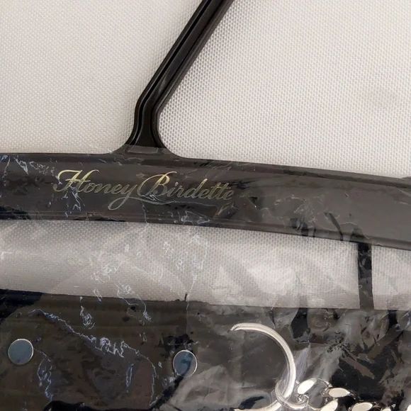 Honey Bridal Kendra black garter belt